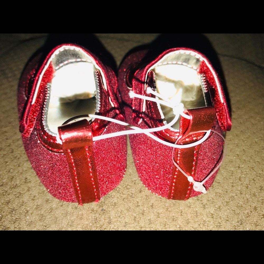 🆕Koala Baby Girl’s Red Slip on Dress Shoes Size 2 - Picture 6 of 8